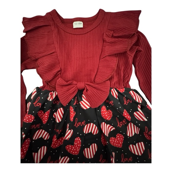 Toddler’s With Hearts and Headband NWT - Picture 4 of 7